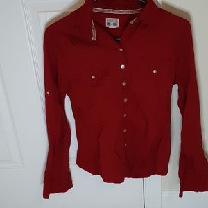 Converse long sleeve, Small, Red